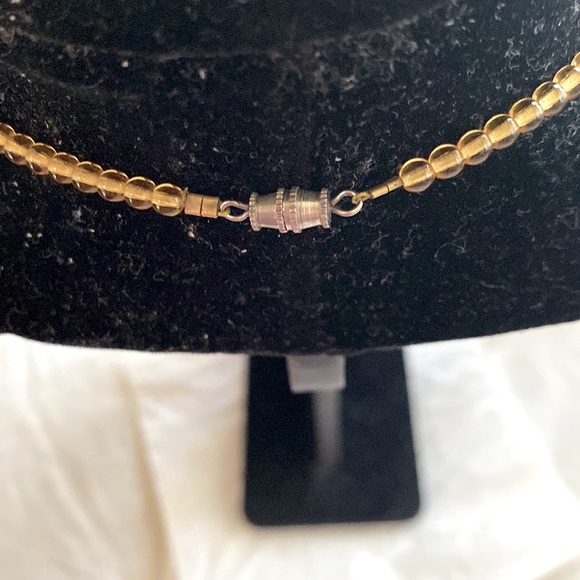 Tigers eye stones, beads.  Gold tones. - Picture 4 of 4